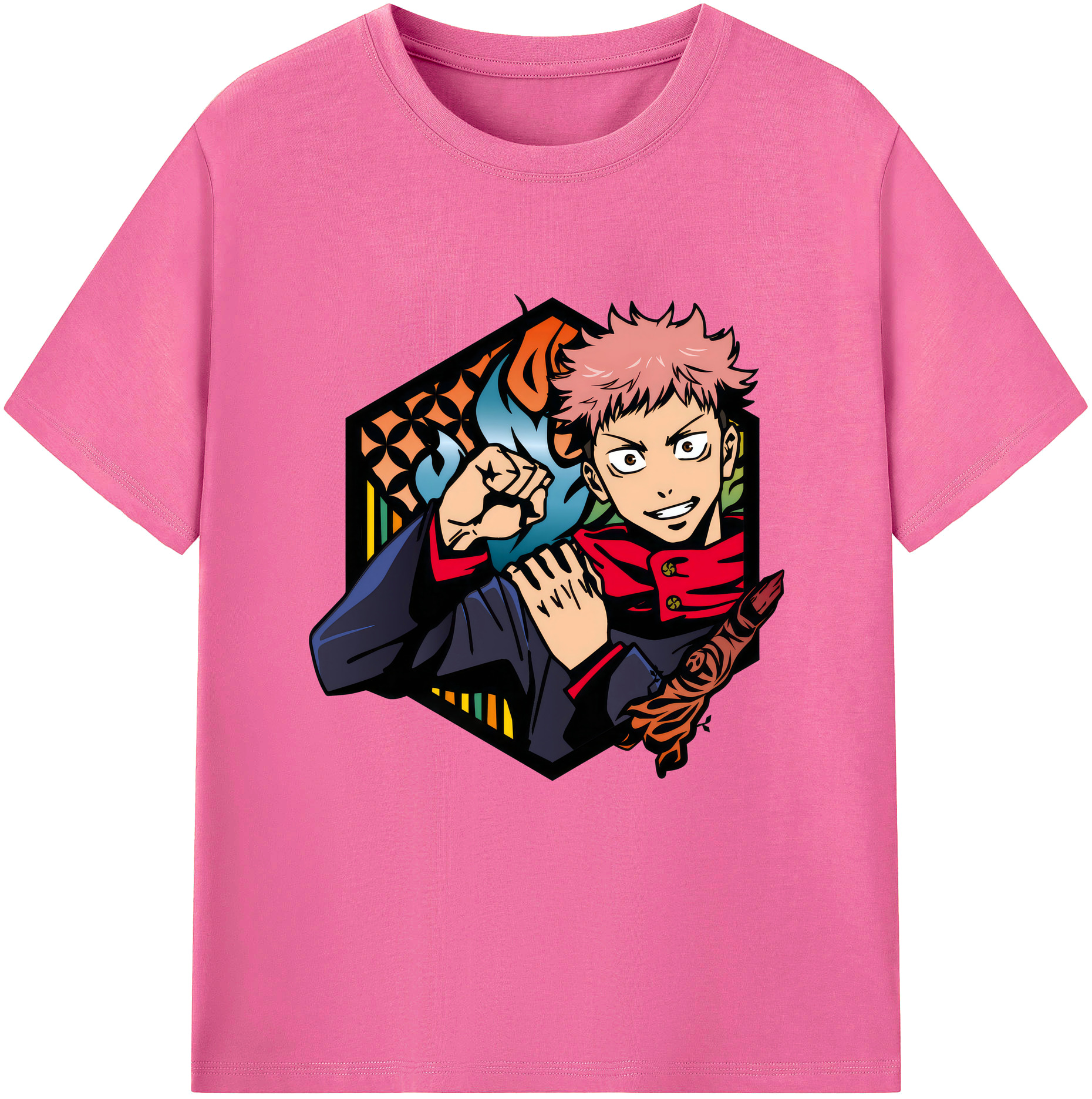 （画像用） 呪術廻戦 Jujutsu Kaisen レディースカジュアルプリントTシャツ（綿100％）
